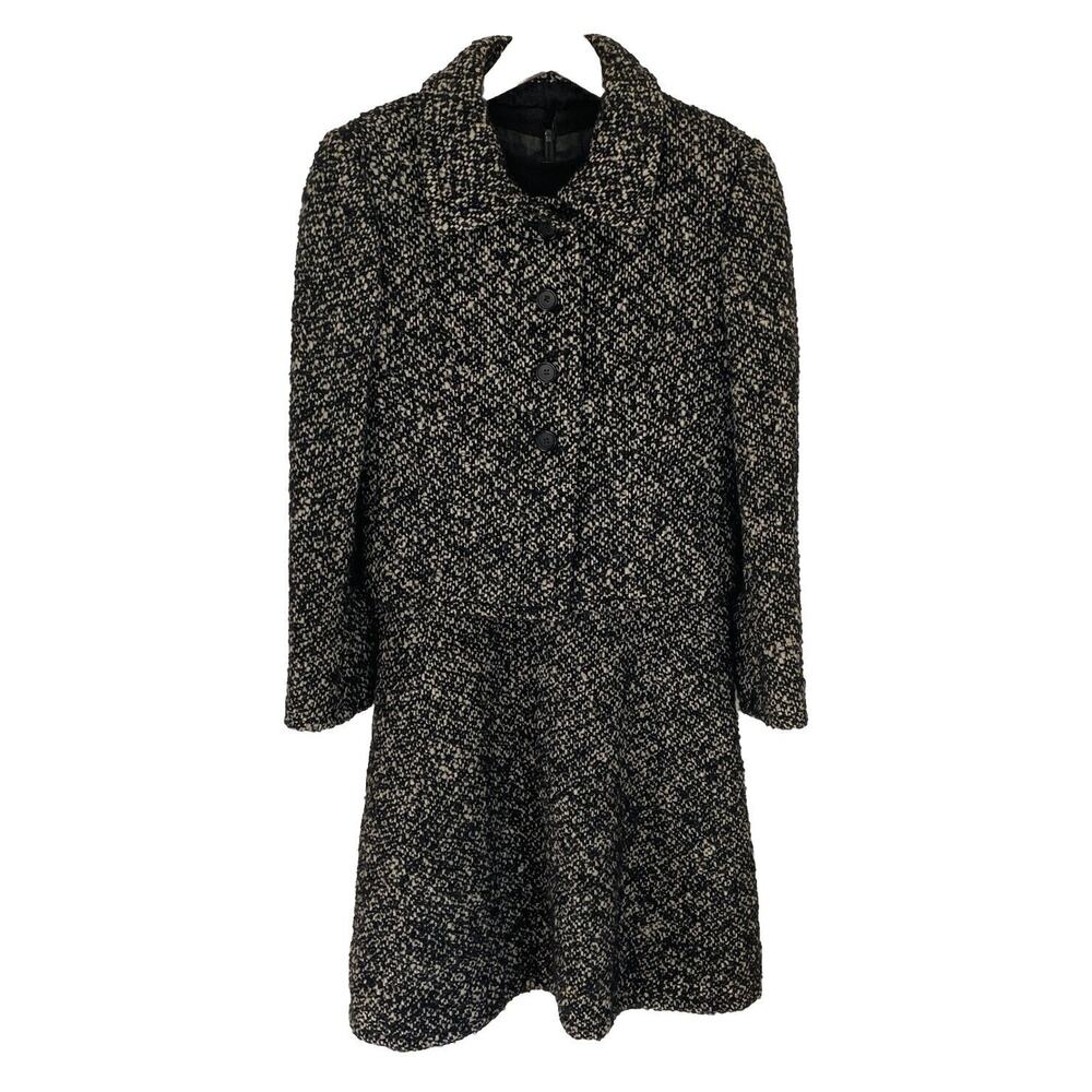 VTG 50s 60s Chunky Knit Jackie O. Wool Blend Dress, Cropped Jacket, Scarf Sz 2